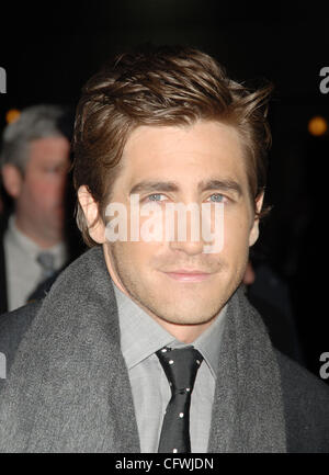 26 févr., 2007 - New York, NY, USA - Jake Gyllenhaal au Ed Sullivan Theater pour son enregistrement de la 'Late Show With David Letterman :' (image Crédit : © Dan Herrick-KPA/Dan Herrick/ZUMA Press) Banque D'Images