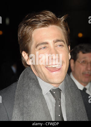 26 févr., 2007 - New York, NY, USA - Jake Gyllenhaal au Ed Sullivan Theater pour son enregistrement de la 'Late Show With David Letterman :' (image Crédit : © Dan Herrick-KPA/Dan Herrick/ZUMA Press) Banque D'Images