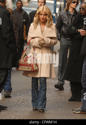 Mar 01, 2007 - New York, NY, USA - Jessica Simpson sur le nouveau Yorkset de Blond Ambition. (Crédit Image : © Dan Herrick-KPA/Dan Herrick/ZUMA Press) Banque D'Images