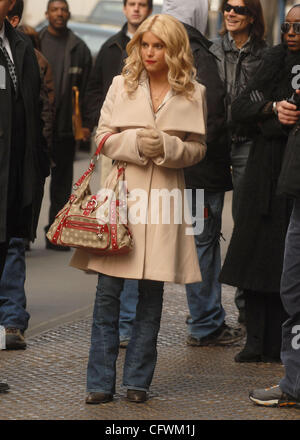 Mar 01, 2007 - New York, NY, USA - Jessica Simpson sur le nouveau Yorkset de Blond Ambition. (Crédit Image : © Dan Herrick-KPA/Dan Herrick/ZUMA Press) Banque D'Images