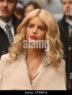 Mar 01, 2007 - New York, NY, USA - Jessica Simpson sur le nouveau Yorkset de Blond Ambition. (Crédit Image : © Dan Herrick-KPA/Dan Herrick/ZUMA Press) Banque D'Images