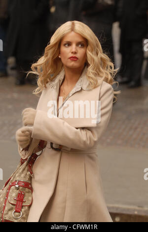 Mar 01, 2007 - New York, NY, USA - Jessica Simpson sur le nouveau Yorkset de Blond Ambition. (Crédit Image : © Dan Herrick-KPA/Dan Herrick/ZUMA Press) Banque D'Images