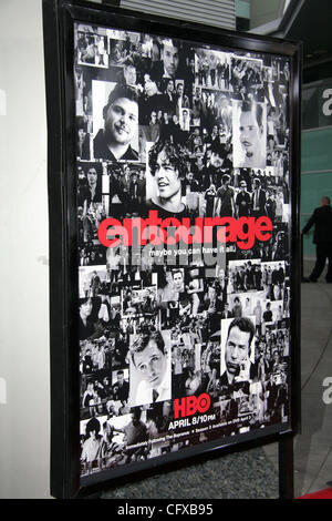 Apr 05, 2007 - Hollywood, CA, USA - atmosphère à la Hollywood premiere de la saison 3 de la série HBO Original 'ENTOURAGE', tenue à l'Cinerama Dome sur Sunset Boulevard. (Crédit Image : © Camilla Zenz/ZUMA Press) Banque D'Images