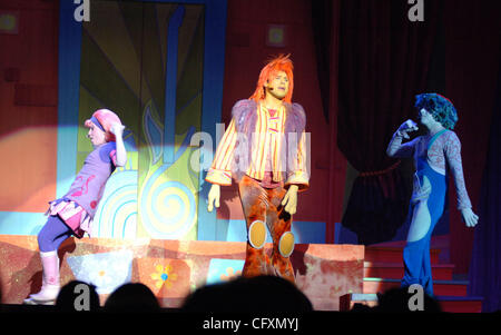 20 avr 2007 - Norfolk, VA, USA - Le groupe DOODLEBOPS Deedee, Rooney, et le MEO Doodle obtenez les enfants allant à la Ted Centre constant à l'université Old Dominion à Norfolk, VA. (Crédit Image : © Jeff Moore/ZUMA Press) Banque D'Images