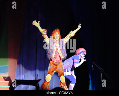 20 avr 2007 - Norfolk, VA, USA - Le groupe DOODLEBOPS Deedee, Rooney, et le MEO Doodle obtenez les enfants allant à la Ted Centre constant à l'université Old Dominion à Norfolk, VA. (Crédit Image : © Jeff Moore/ZUMA Press) Banque D'Images