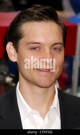 Apr 30, 2007 - New York, NY, USA -Acteur Tobey Maguire à partir de la distribution du nouveau film 'Spider-Man 3' au 'aujourd'hui' show qui a eu lieu du Rockefeller Plaza. (Crédit Image : © Nancy/Kaszerman ZUMA Press) Banque D'Images