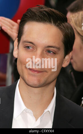 Apr 30, 2007 - New York, NY, USA -Acteur Tobey Maguire à partir de la distribution du nouveau film 'Spider-Man 3' au 'aujourd'hui' show qui a eu lieu du Rockefeller Plaza. (Crédit Image : © Nancy/Kaszerman ZUMA Press) Banque D'Images