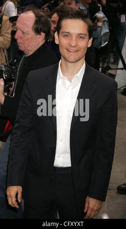 Apr 30, 2007 - New York, NY, USA -Acteur Tobey Maguire à partir de la distribution du nouveau film 'Spider-Man 3' au 'aujourd'hui' show qui a eu lieu du Rockefeller Plaza. (Crédit Image : © Nancy/Kaszerman ZUMA Press) Banque D'Images