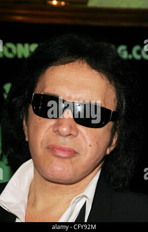 14 février 2007 - Hollywood, Californie, États-Unis - K51808EG.MAGIC SHOW .CONVENTION CENTER, LAS VEGAS, NEVADA 02-13-2007. - 2007.GENE SIMMONS(Image Crédit : Â© Ed Geller/Globe Photos/ZUMAPRESS.com) Banque D'Images