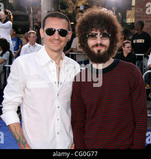 27 juin 2007 - Hollywood, CA, USA - LINKIN PARK au Hollywood Premiere de '' qui s'est tenue au Village de Mann Theatre. (Crédit Image : © Lisa O'Connor/ZUMA Press) Banque D'Images