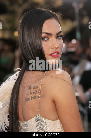 27 juin 2007 - Hollywood, CA, USA - Megan Fox à la première de Hollywood '' qui s'est tenue au Village de Mann Theatre. (Crédit Image : © Lisa O'Connor/ZUMA Press) Banque D'Images