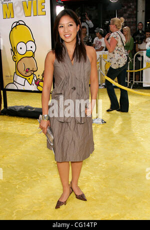 Jul 24, 2007 - Westwood, Californie, USA - Olympian Michelle Kwan à 'The Simpsons Movie' tenu à la Mann Village Theatre. (Crédit Image : © Lisa O'Connor/ZUMA Press) Banque D'Images