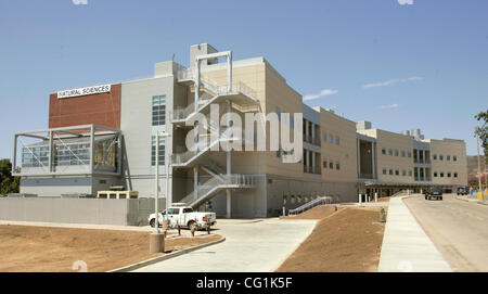 20 août 2007, San Marcos, en Californie, États-Unis d' Vue extérieure du nouveau bâtiment de Sciences Naturelles à Palomar Community College Crédit obligatoire : photo par Charlie Neuman, San Diego Union-Tribune/Zuma Press. copyright 2007 San Diego Union-Tribune Banque D'Images