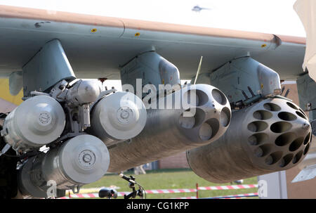 MAKS 2007 Spectacle aérien à Joukovski, près de Moscou. Des bombes et des missiles de l'air. Banque D'Images