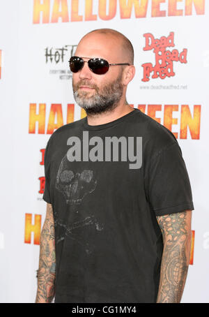 23 août 2007 - Hollywood, CA, USA - Fred Durst arrivant à la première mondiale du film "Halloween" tenue au Grauman's Chinese Theatre à Hollywood. (Crédit Image : © Camilla Zenz/ZUMA Press) Banque D'Images