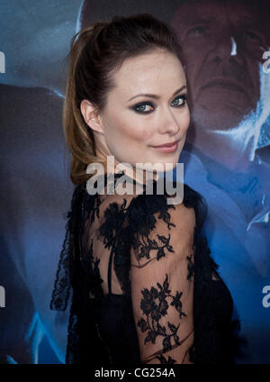 24 juillet 2011 - San Diego, Californie, États-Unis - Olivia Wilde arrive à l 'Cowboys and Aliens' première mondiale au cours du tapis rouge International Comic Con 2011. (Crédit Image : © Mark/ZUMAPRESS.com) Samala Banque D'Images