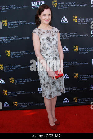 17 septembre 2011 - Los Angeles, Californie, États-Unis - Elizabeth McGovern.9th Annual BAFTA Los Angeles PLAT Tea Party organisée à LÃƒâ€¢Ermitage Beverly Hills, CA. Le 18 septembre 2011. f-(Image Crédit : Â©/TLeopold ZUMAPRESS.com)/Photos Globe Banque D'Images