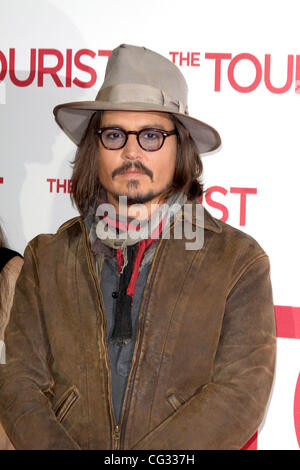 Johnny Depp au photocall pour promouvoir le film 'l'' à l'hôtel Adlon. Berlin, Allemagne - 14.12.10 Banque D'Images