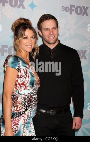 Natalie Zea et Jacob Pitts La FOX TCA Hiver 2011 a eu lieu à la VILLA Sorriso - Arrivées Pasadena, Californie - 11.01.11 Banque D'Images