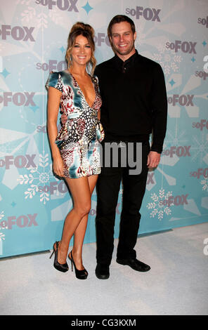 Natalie Zea et Jacob Pitts La FOX TCA Hiver 2011 a eu lieu à la VILLA Sorriso - Arrivées Pasadena, Californie - 11.01.11 Banque D'Images