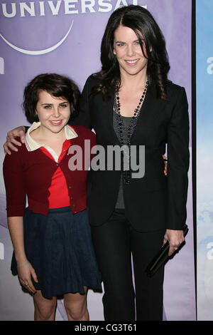 Mae Whitman et Lauren Graham NBC Universal 2011 TCA Winter Press Tour All-Star party qui a eu lieu à à l'hôtel Langham Huntington, Pasadena, Californie - 13.01.11 Banque D'Images