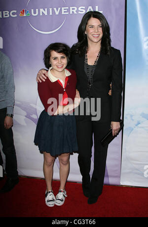 Mae Whitman et Lauren Graham NBC Universal 2011 TCA Winter Press Tour All-Star party qui a eu lieu à à l'hôtel Langham Huntington, Pasadena, Californie - 13.01.11 Banque D'Images