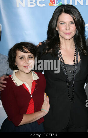 Mae Whitman et Lauren Graham NBC Universal 2011 TCA Winter Press Tour All-Star party qui a eu lieu à à l'hôtel Langham Huntington, Pasadena, Californie - 13.01.11 Banque D'Images