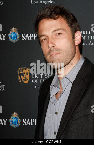 Ben Affleck BAFTA Los Angeles Saison des prix Plateau en association avec les Quatre Saisons et Bombay Sapphire - Arrivées Los Angeles, Californie - 15.01.11 Banque D'Images