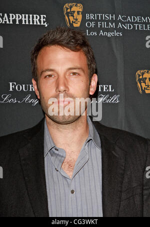 Ben Affleck BAFTA Los Angeles Saison des prix Plateau en association avec les Quatre Saisons et Bombay Sapphire - Arrivées Los Angeles, Californie - 15.01.11 Banque D'Images