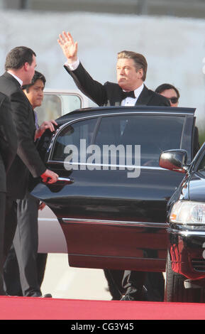 Alec Baldwin 68th Golden Globe Awards annuel tenu à l'hôtel Beverly Hilton - Arrivées à Beverly Hills, Californie - 16.01.11 Banque D'Images