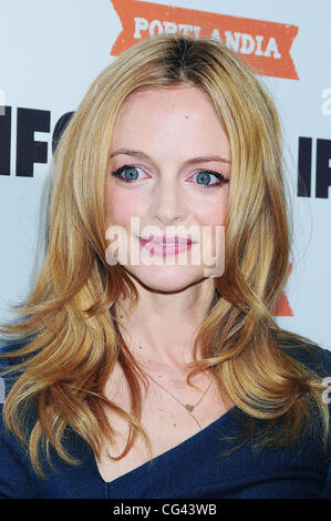 Heather Graham à la projection spéciale de "Portlandia" à l'Edison Ballroom - Arrivées. La ville de New York, USA - 19.01.11 Banque D'Images