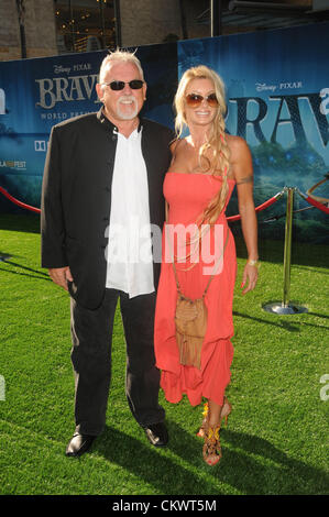 18 juin 2012 - Los Angeles, Californie, États-Unis - John Ratzenberger assister à la première mondiale de 'BRAVE'' tenue à l'Kodak Theater à Hollywood, Californie le 18 juin 2012. Crédit Image : 2012(Â© D. Long/Globe Photos/ZUMAPRESS.com) Banque D'Images