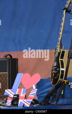 24 août 2012. sur scène pour la recherché en concert le Good Morning America, Rumsey Playfield dans Central Park, New York, NY Le 24 août 2012. Photo par : Derek Storm/Everett Collection/Alamy Live News Banque D'Images