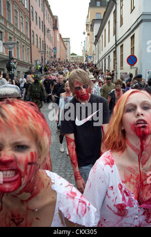 Zombies Zombie Walk 2012 à Stockholm Banque D'Images