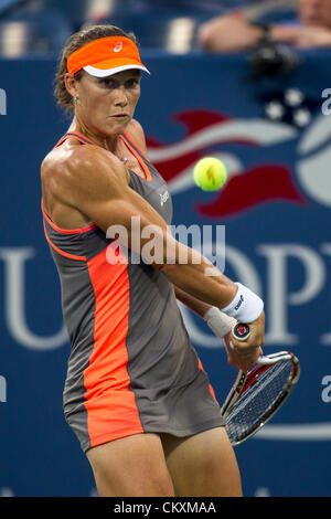 Flushing, New York, USA. 29 août 2012. Samantha Stosur (AUS) de la compétition à l'US Open 2012, le tournoi de tennis de Flushing, New York. USA. 29 août. Credit : PCN Photography / Alamy Live News. Banque D'Images