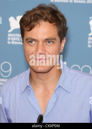 MICHAEL SHANNON L'Iceman. PHOTOCALL. 69ème FESTIVAL DU FILM DE VENISE Venise ITALIE 30 Août 2012 Banque D'Images