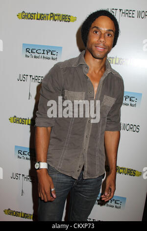 29 août 2012 - Hollywood, Californie, États-Unis - J15532CHW .''Recette : Comment réparer un Cœur brisé'' et ''seulement trois mots'' Projection du film court et Cocktail .WHotel, Hollywood, CA .08/29/2012.JASE WHITAKER . Crédit Image : 2012(Â© Clinton Wallace/Globe Photos/ZUMAPRESS.com) Banque D'Images