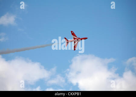 Bournemouth, Dorset, England UK Jeudi 30 août 2012. Les flèches rouges ouvrir l'air Festival, Bournemouth Bournemouth, Royaume-Uni. Credit : Carolyn Jenkins / Alamy Live News Banque D'Images