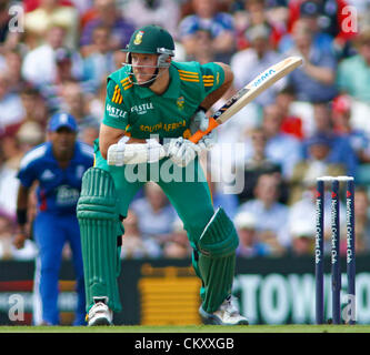 31/08/2012 Londres, Angleterre. Graeme Smith de l'Afrique du Sud au cours de la 3ème Nat West un jour match de cricket international entre l'Angleterre et l'Afrique du Sud et a joué à la Kia Oval Cricket Ground : crédit obligatoire : Mitchell Gunn Banque D'Images