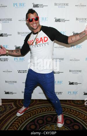 Sky Blu à une apparition publique pour qui sont venus à la fête ! ? Week-end de la Fête du travail Événement avec Sky Blu, Pure Nightclub au Caesars Palace, Las Vegas, USA. Le 31 août 2012. Banque D'Images