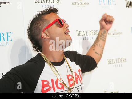 Sky Blu à une apparition publique pour qui sont venus à la fête ! ? Week-end de la Fête du travail Événement avec Sky Blu, Pure Nightclub au Caesars Palace, Las Vegas, NV le 31 août 2012. Photo par : James Atoa/Everett Collection Banque D'Images