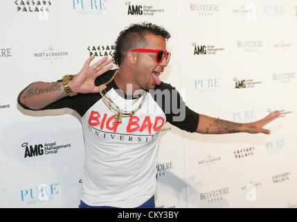 Sky Blu à une apparition publique pour qui sont venus à la fête ! ? Week-end de la Fête du travail Événement avec Sky Blu, Pure Nightclub au Caesars Palace, Las Vegas, NV le 31 août 2012. Photo par : James Atoa/Everett Collection Banque D'Images