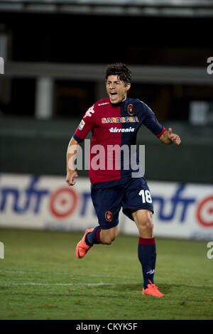 Nene Anderson Miguel da Silva (Cagliari), 2 septembre 2012 - Football / Soccer : Italien 'Serie' un match entre Cagliari 1-1 Atalanta au Stadio est Arenas à Cagliari, Italie. (Photo de Maurizio Borsari/AFLO)[0855] Banque D'Images