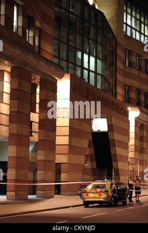 Londres, Royaume-Uni. 4e septembre 2012. Une femme membre du public s'est suicidée après avoir sauter du Coq d'argent restaurant, volaille, Londres ce soir entre environ 6,30 00. Credit : Oliver Dixon / Alamy Live News Banque D'Images