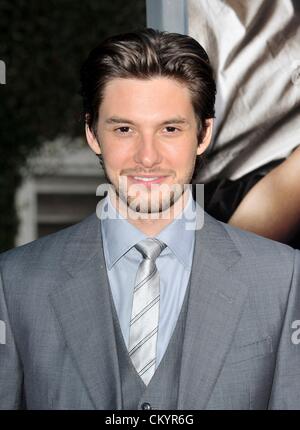 Ben Barnes au niveau des arrivées pour les mots Premiere, l'ArcLight Cinemas, Los Angeles, CA le 4 septembre 2012. Photo par : Elizabeth Goodenough/Everett Collection Banque D'Images