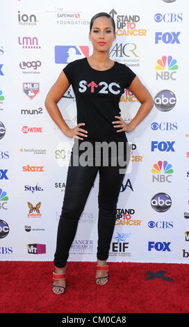 Los Angeles, Californie, au Royaume-Uni. 7 septembre 2012. Alicia Keys. "Stand up to Cancer". Credit : Sydney Alford / Alamy Live News Banque D'Images