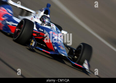 12 septembre 2012 - Fontana, Californie, États-Unis - Indycar, MAV PLAT 500, Fontana, CA, 12-15 septembre 2012, Marco Andretti, Andretti Autosport (Image Crédit : © Ron Bijlsma/ZUMAPRESS.com) Banque D'Images