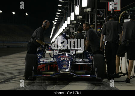 12 septembre 2012 - Fontana, Californie, États-Unis - Indycar, MAV PLAT 500, Fontana, CA, 12-15 septembre 2012, Marco Andretti, Andretti Autosport (Image Crédit : © Ron Bijlsma/ZUMAPRESS.com) Banque D'Images