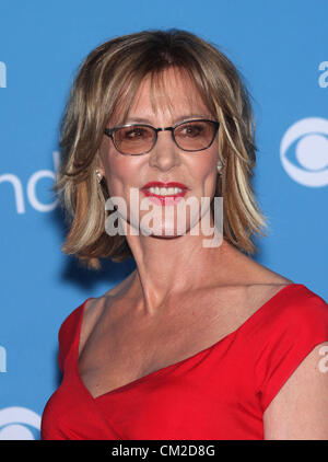 18 septembre 2012 - West Hollywood, Californie, États-Unis - CHRISTINE LAHTI arrive pour la premiere partie de l'automne 2012 de la SCS à Greystone Manor. (Crédit Image : © Lisa O'Connor/ZUMAPRESS.com) Banque D'Images