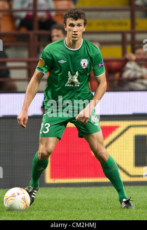 Roman Eremenko (Rubin Kazan), 20 septembre 2012 - Football : l'UEFA Europa League Groupe H match entre l'Inter Milan 2-2 Rubin Kazan au stade Giuseppe Meazza à Milan, Italie. (Photo par Enrico Calderoni/AFLO SPORT) [0391] Banque D'Images